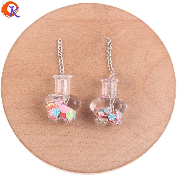 

cordial design 50pcs 20*26mm jewelry accessories/diy earrings making/bottle shape/hand made/charms/jewelry findings components, Bronze;silver