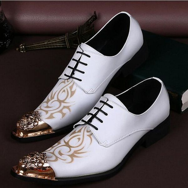 

new handmade men white gentleman luxury shoes and gold fashion prom and banquet men dress shoes men's flats, Black