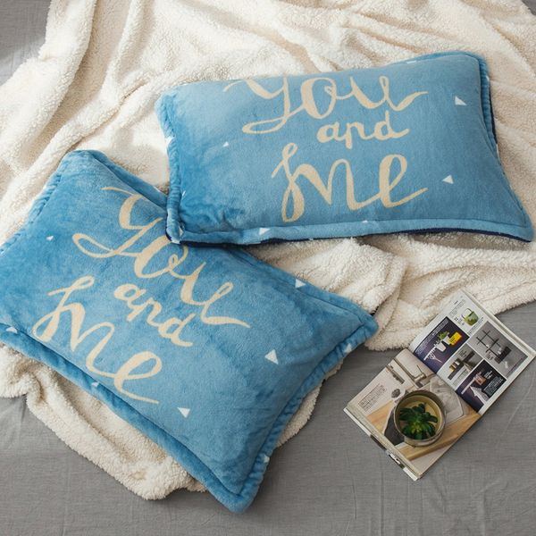 Wholesale Velvet Bedding Rectangle Pillow Case 2 Pics Cushion Case