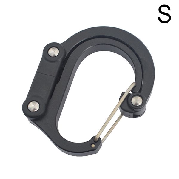 

outdoor carabiner clip swivel hook aluminum alloy d-type buckle portable key chain qjs shop