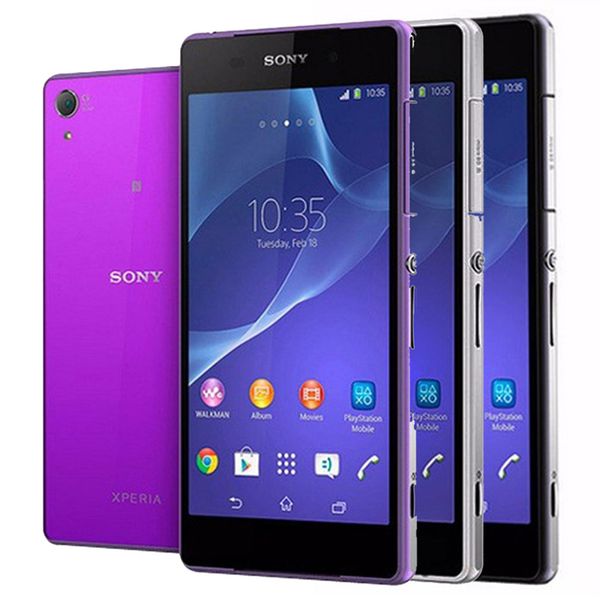 

восстановленный оригинальный sony z2 d6503 5,2-дюймовый четырехъядерный процессор 3 гб оперативной памяти 16 гб rom 20,7 мп камера 4g lte an