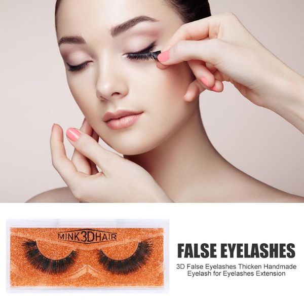 

2pcs 3d false eyelashes thicken handmade eyelash for eyelashes extension