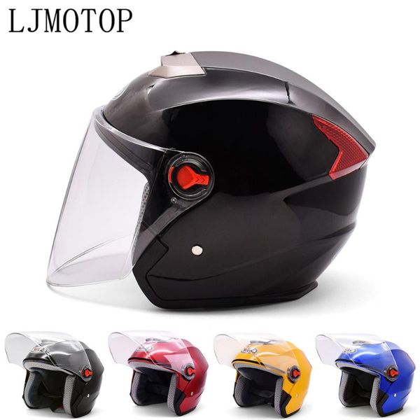 

helmets motorcycle open face scooter motorbike modern helmet men women summer electric bicycle helmet 3/4 face cascos para moto