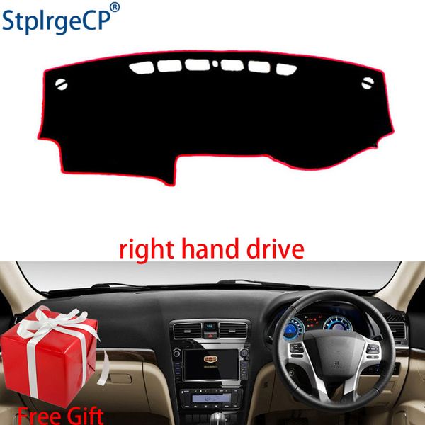 

car dashboard cover mat for geely ec8 2011 2012 2013-2015 right hand drive dashmat pad dash mat covers dashboard accessories
