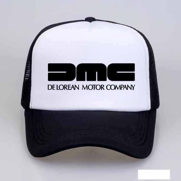 

delorean motor company baseball cap back to the future film caps snapback hat for men mesh net trucker cap dad, Blue;gray