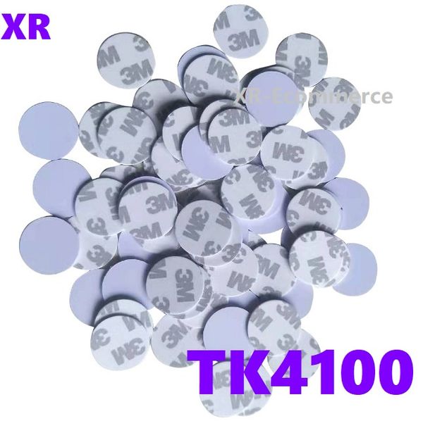 

id coin tag only for reading tk4100 em4100 125khz rfid tag id coin with 3m stickers 25mm coins smart card tags id access control coin card
