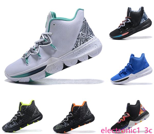 

5 low ep sport basketball shoes mens 5s athletic shoes all-star 5s white sneakers 5 training man designer shoes, Black;green