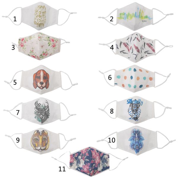 

белый ситца ткань анти смог ткань пыльца designer face cover mask