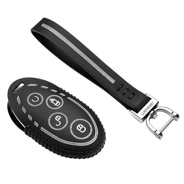 

for byd song ev500 max dm 2018 car-styling brand new leather remote key case cover holder