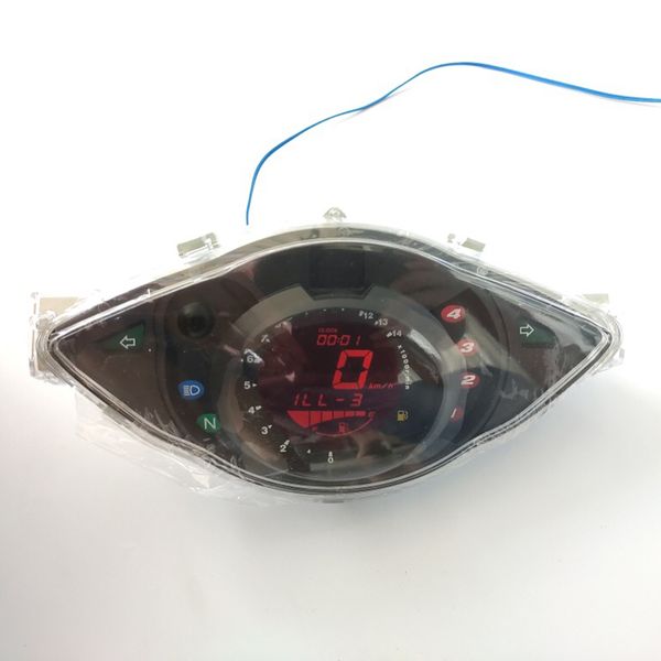 Medidor de LCD de hodômetro Digital velocímetro tacômetro de combustível Medidor de All-in-One Design para a motocicleta multifunções Medidor