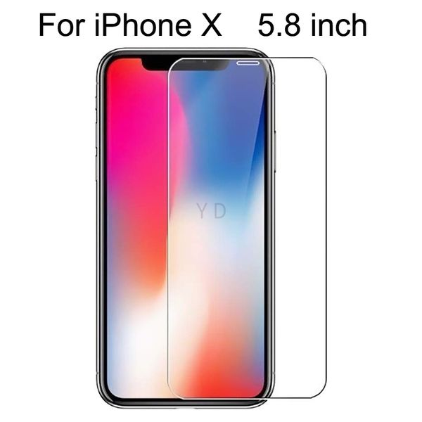 

10pcs/discount 9h tempered glass for iphone 11 11por max iphone 8 7 6 screen protector 8plus x xr xs max tempered film