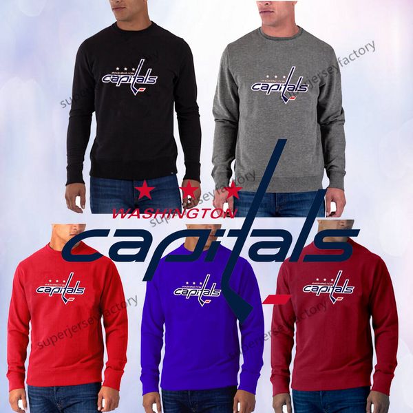 

New season Men Washington Capitals Any Name Any Number Red Dassler climalite Performance Long Sleeve Raglan hockey T-Shirt