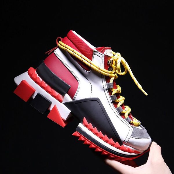 

2019 designer original low cut outdoor waterproof sneaker combination lace-up men women fashion casual shoes breathable outdoor size 35-46, Black