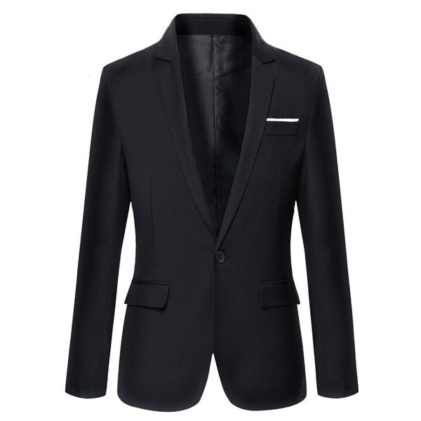 

2019 brand clothing autumn suit blazer men fashion slim fit male suits casual solid color masculine blazer size m-4xl, White;black