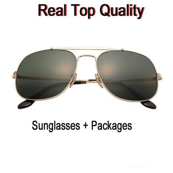 

2018 new 3561 model brand sunglasses general for man woman sun glasses with real glass lenses with original packages accessories, White;black