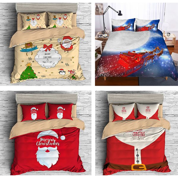3d Printed Christmas Bedding Sets Bedclothes Queen Twin King Size