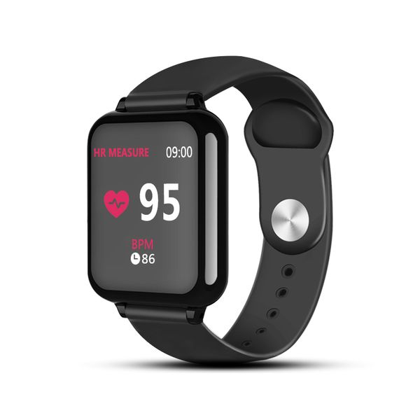 

b57 smart watches waterproof sports for iphone phone smartwatch heart rate monitor blood pressure functions for women men kid