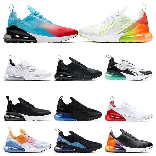 

2020 running shoes for men triple black white black gradient rainbow firecracker laser fuchsia womens sports sneakers size 36-45