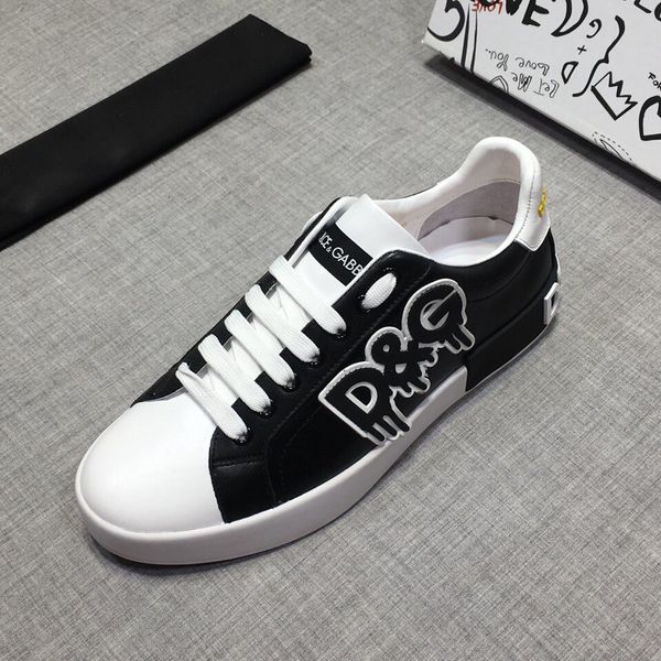 

new style luxury high-end men's casual sports shoes fashion design brand platform men's shoes simple vintage pattern size: 38-44 h, Black