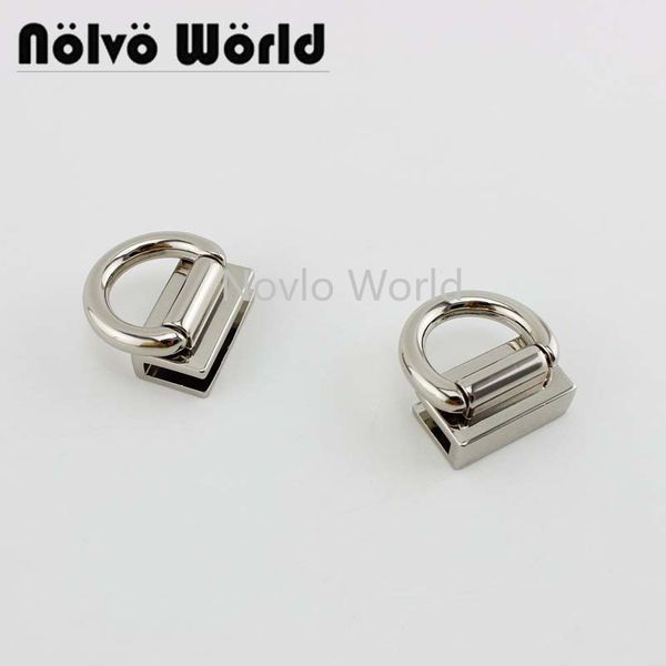 

wholesale 500pcs, 3 colors accept mix color, 27*17mm, metal side clip buckle with ring handles chain connection buckle acessory, Black