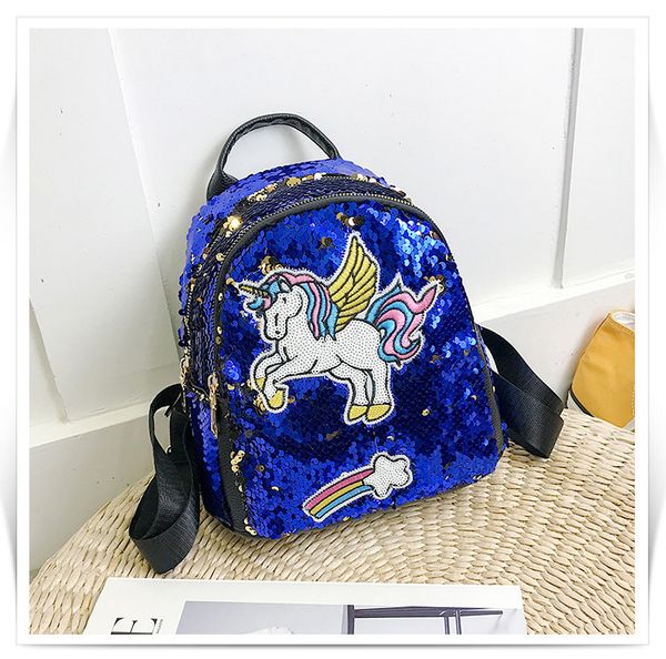 

reflective backpack for girls sequins unicorn patterns zipper back pack for ladies women casual school bag 24 types styles