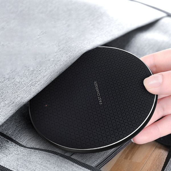 

wireless charger for iphone 11 xs max x 8 plus 10w fast charging pad for samsung note 9 note 8 s10 plus hot