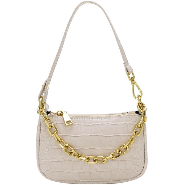 

women's alligator pattern women messenger flap handbags pu leather zipper shoulder bags lady's baguette