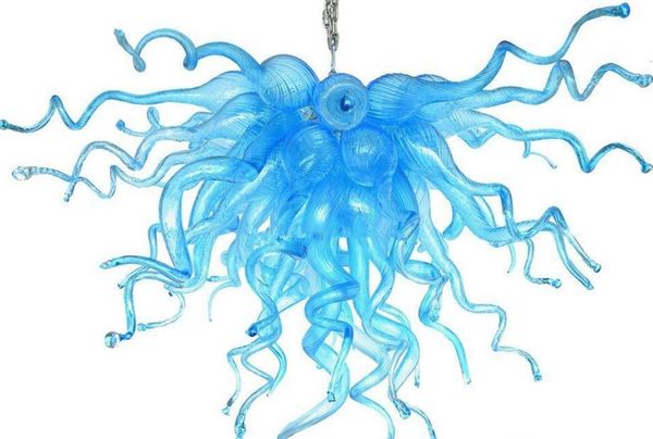 

new european blown glass chandelier lights ac led hand blown style glass pendant light modern crystal chandelier lighting