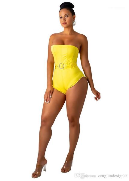 

tube solid color skinny female clothing night club style casual apparel women designer one piece jumpsuirs, Black;white