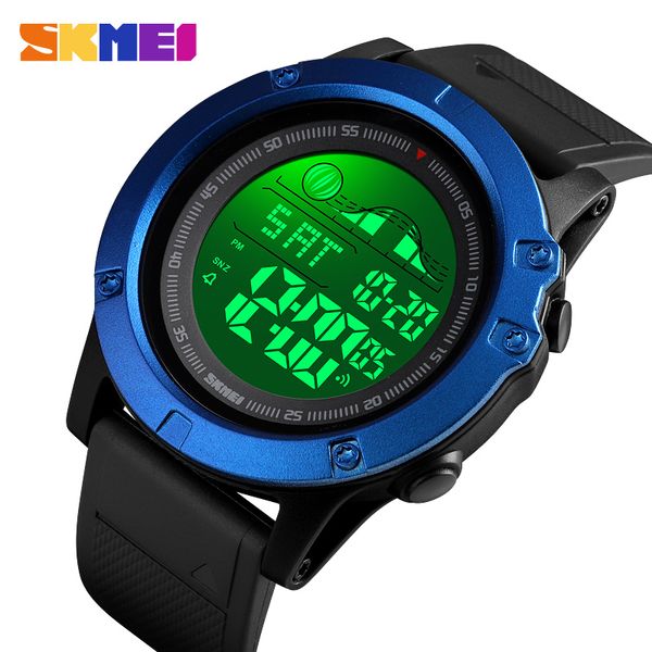 

skmei fashion digital men watch sport watch 5bar waterproof luminous display fitness montre homme1476 men, Slivery;brown