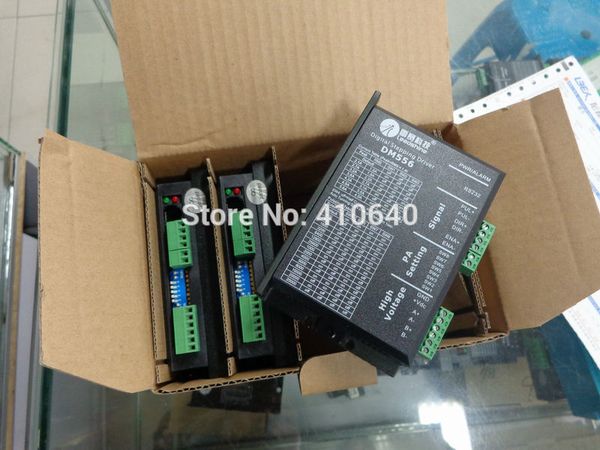 

3 pieces per lot leadshine dm556 dsp digital stepper drive with max 50 v input voltage and max 5.6a output current