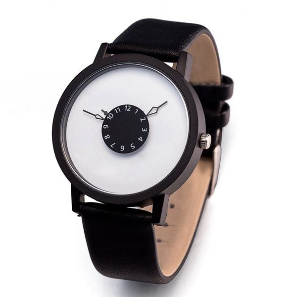

watches women quartz-watch lovers' watch leather wristwatches clock watche, Slivery;brown