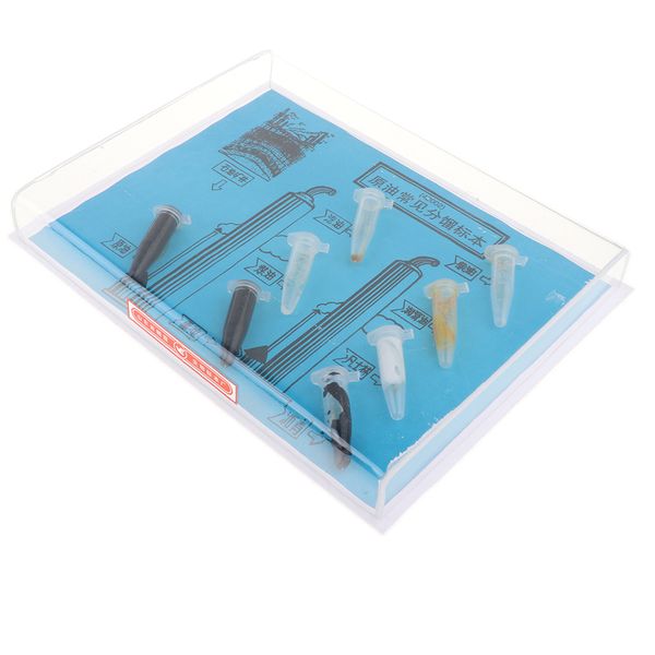 

8pcs/set crude petroleum product experimental specimens student chemistry class teaching aids school supplies
