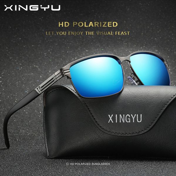 

xingyu polarized men sunglasses brand design square driving fishing sport outdoor men's sun glasses mirror male eyeglasses uv400, White;black