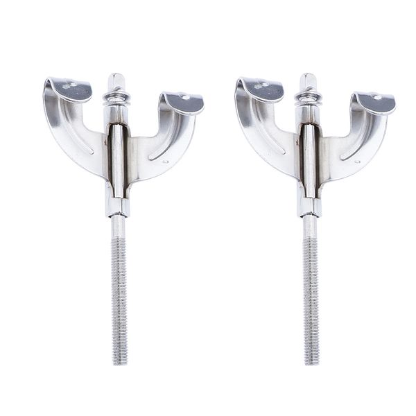 

2 pieces drum claw hooks for drum percussion instrument parts -chrome