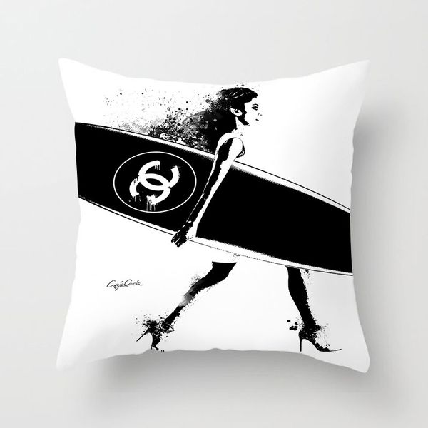 

Мода полиэстер наволочка 45 * 45 см главная гостиная диван простой и удобный подушка наволочка (без подушки)