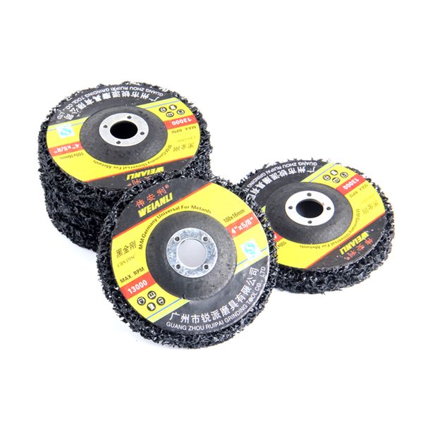 

100*16mm metal polishing wheels grinding disc for clean paint metal rust remover dremel accessories angle grinder tools