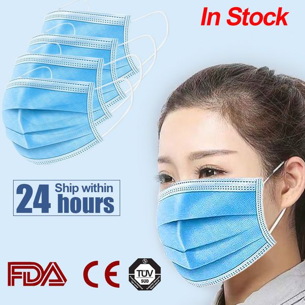 

заводская продажа одноразовые 3 слоя фильтра очистки воздуха пылезащитные нетканые маски для рта 3 слоя защиты не влияют на респиратор маски