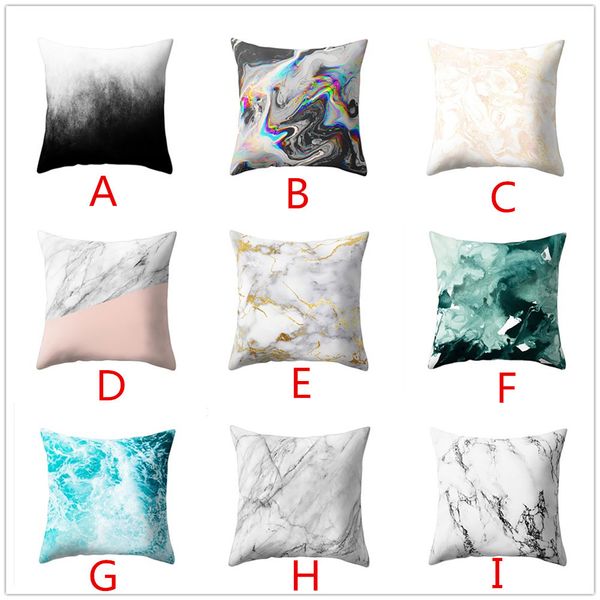 

geometric marble texture pillowcase marble texture throw pillow case cushion cover super soft sofa home decor 7#p7