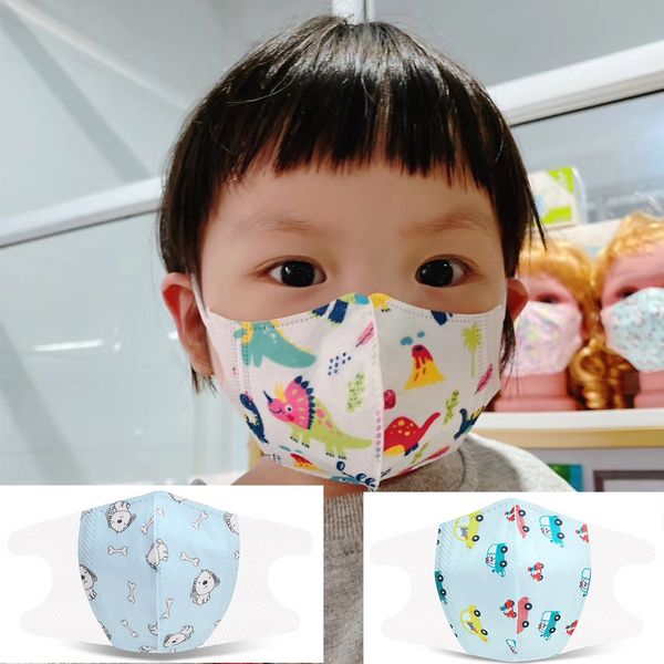

kid mask disposable face mask 3D car three-dimensional kid masks breathable multi-layer protective infant masks with melt-blown cloth car