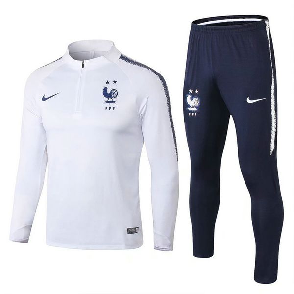 

18 19 20 frence maillot de foot urvetement home olympic football jogging equipe de frence new long leeve occer training track uit, Gray