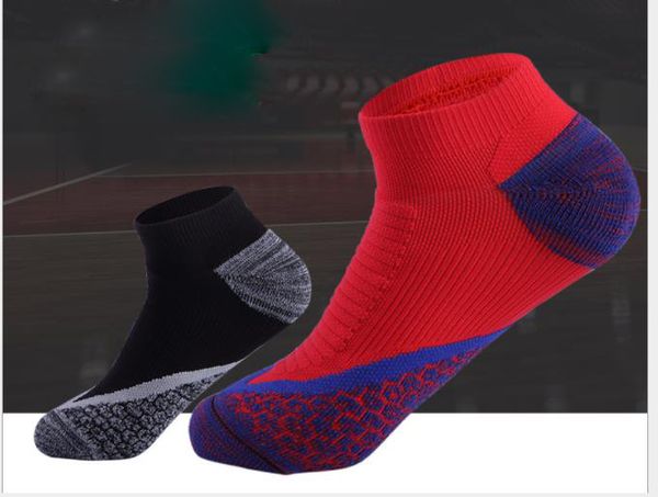 

basketball towel bottom sweat absorption skid-proof socks outdoor socks, Black