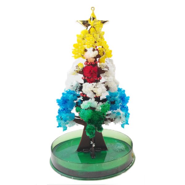 2019 50PCS 100mm DIY Visuelle Mehrfarbige Magische Wachsende Papier Baum Magische Weihnachtsbäume Japan Wissenschaft Pädagogisches Spielzeug Für kinder Lustig