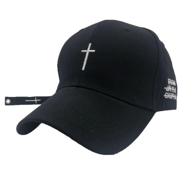 

новые женщины мода вышивка креста бейсболки хлопок snapback папа hat bone casquette летняя пара hip hop caps gorras mojle, Black;white