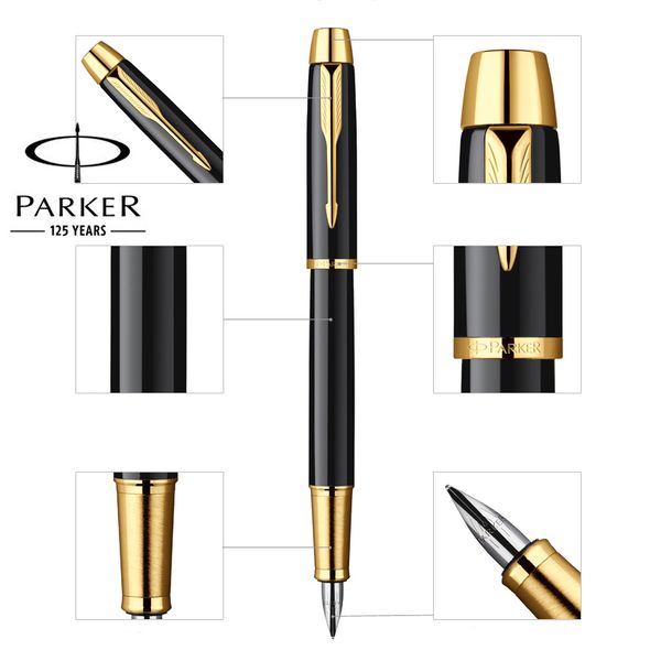 

Full Metal Parker IM Fountain Pen Business Parker Pen Luxury Gift Office Writing stationery Supplies