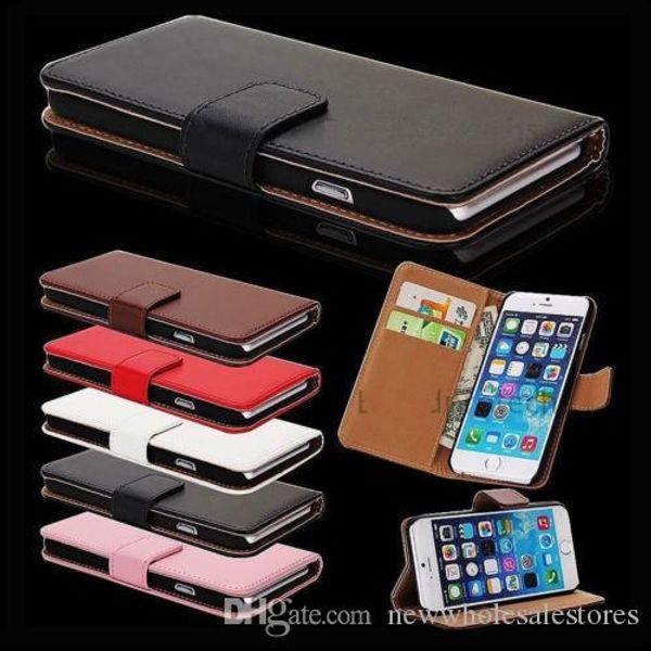 

uk uk0001 10pcs wholesales price case for iphone x 6 7 8 plus 5s flip genuine leather magnetic wallet case cover u347