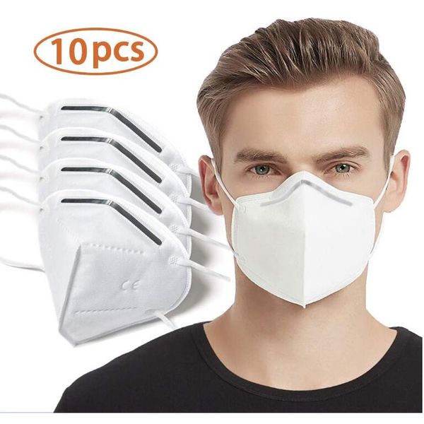 

пятислойная складная маска для лица kn95 скорость фильтрации 95% предотвращает попадание капель пыли выхлопная труба kn95 складная маска