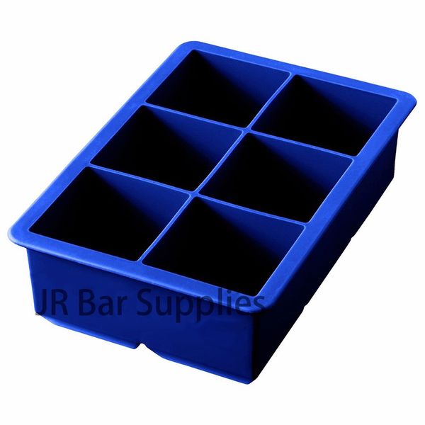 

large cube silicone ice tray, giant 2 inch ice cubes keep your drink cooled for hours