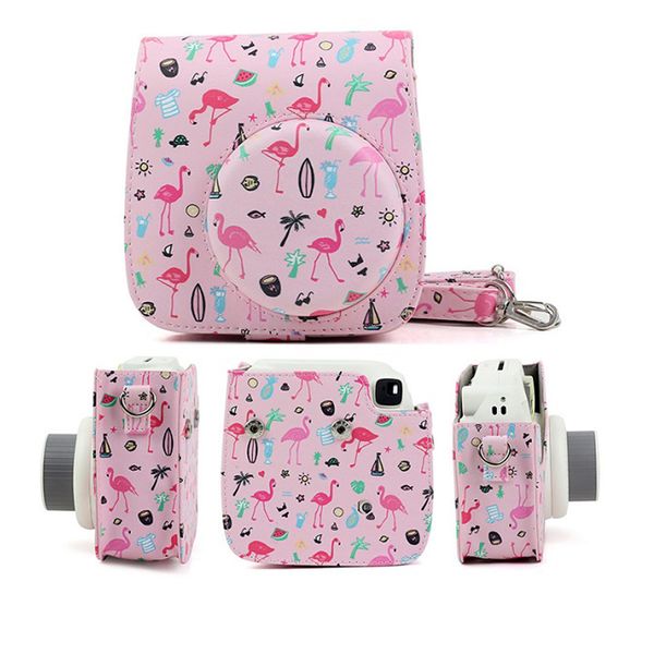 

fujifilm instax mini 9 8 8+ camera accessory artist oil paint pu leather instant camera shoulder bag protector cover case pouch