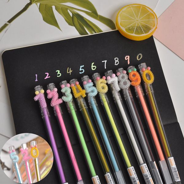 

10 цветов костюм счастья пароль сочетание подсветка гелевая ручка студент маркер